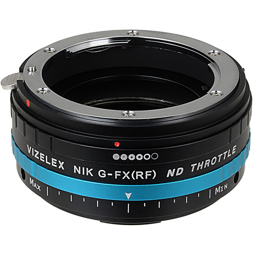 FotodioX Vizelex ND Throttle Lens Mount Adapter for Nikon G-Type F-Mount Lens to FUJIFILM X-Mount Camera