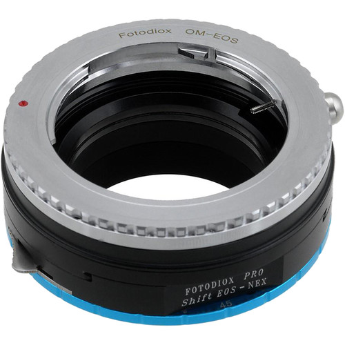 FotodioX Pro Shift Mount Adapter for Olympus OM-Mount Lens to Sony Alpha E-Mount Camera