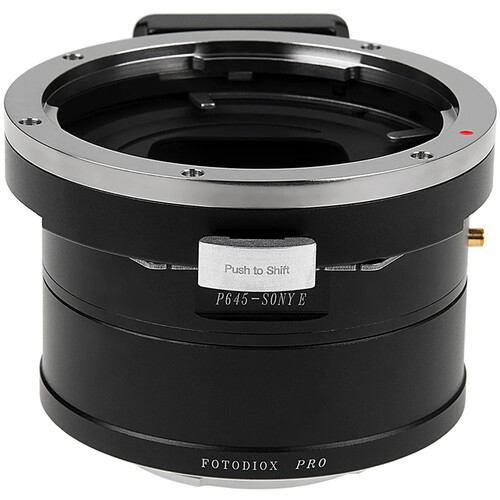 FotodioX Pro Lens Mount Shift Adapter for Pentax 645 Lens to Sony E-Mount Camera