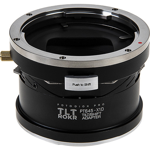 FotodioX Pro TLT ROKR Tilt-Shift Lens Mount Adapter for Pentax 645-Mount Lens to Hasselblad X-Mount Camera