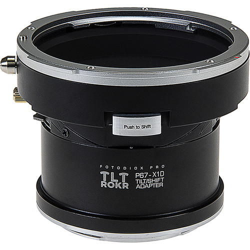 FotodioX Pro TLT ROKR Tilt-Shift Lens Mount Adapter for Pentax 6x7 Mount Lens to Hasselblad X-Mount Camera