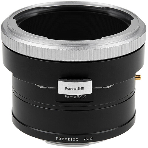FotodioX Pro Lens Mount Shift Adapter for Pentacon 6 to Canon RF-Mount Camera