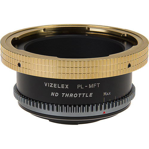 FotodioX Vizelex ND Throttle Lens Mount Adapter for ARRI Positive Lock Mount Lens to Micro Four Thirds Mount