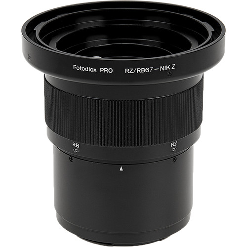 FotodioX Pro Lens Mount Adapter with Built-In Focusing Helicoid for Mamiya RB/RZ-Mount Lens to Nikon Z-Mount Camera