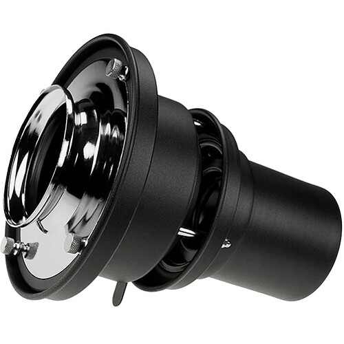 FotodioX Universal Gobo Image Projection Attachment for Photogenic Bayonet Lights w/ Built-In Gobo Holder & Aperture Iris