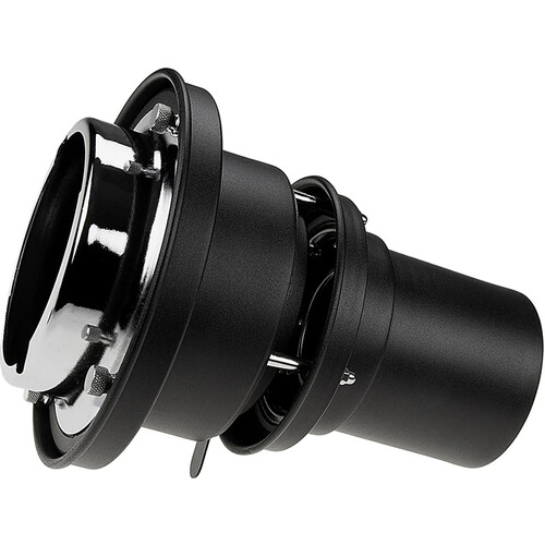 FotodioX Universal Gobo Image Projection Attachment for Speedotron Bayonet Lights w/ Built-In Gobo Holder & Aperture Iris