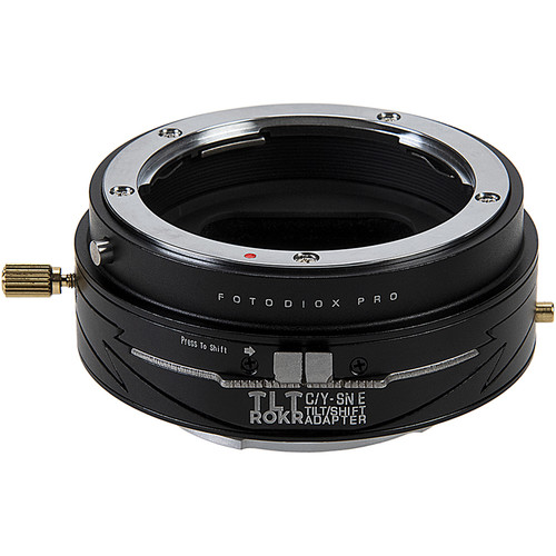 FotodioX Pro TLT ROKR Tilt/Shift Lens Mount Adapter for Contax/Yashica-Mount Lens to Hasselblad X-Mount Camera
