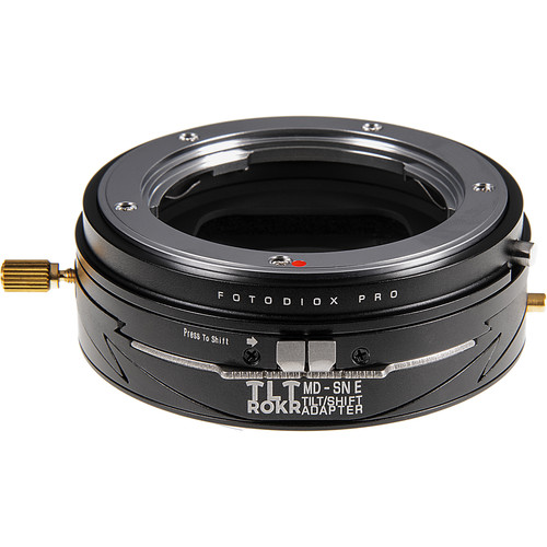 FotodioX Pro TLT ROKR Tilt-Shift Adapter for Minolta MD Lens to Sony E Camera