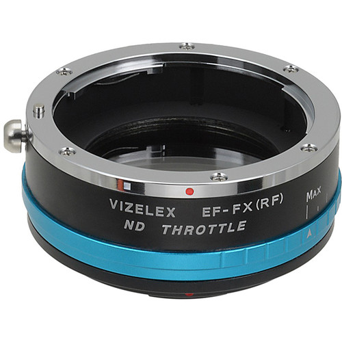 FotodioX Canon EF/EF-S Lens to FUJIFILM X-Mount Camera Vizelex ND Throttle Adapter