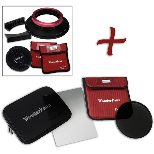 FotodioX WonderPana FreeArc XL Core Unit Kit for Sigma 12-24mm Art Lens with 186mm Slim, Solid Neutral Density 1.5 and 7.9 x 10.2" Soft-Edge Graduated Neutral Density 0.6 Filters