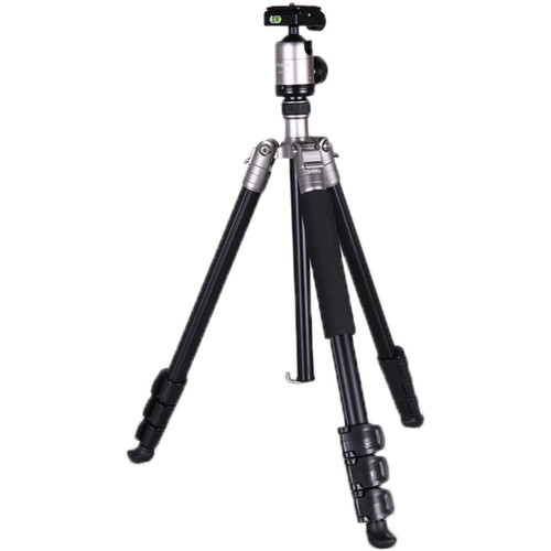 Fotopro C-40i Aluminum Tripod/Monopod + Black FPH-53P Head