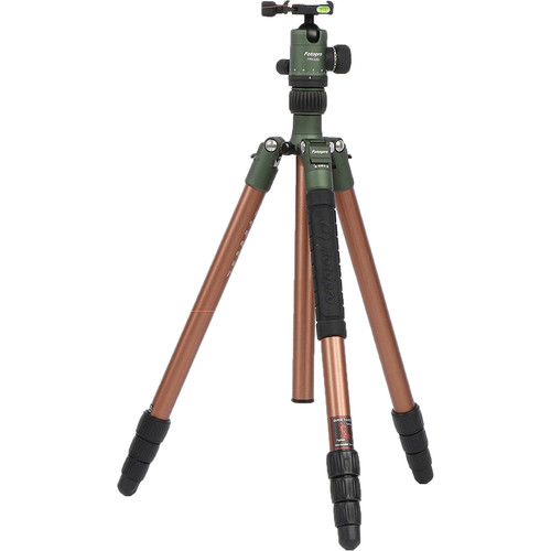 Fotopro X-GO Gecko Aluminum Tripod Kit with FPH-42Q Ball Head (Bronze with Matte Black)