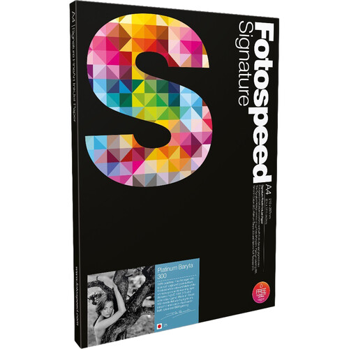 Fotospeed Platinum Baryta Inkjet Paper (8.25 x 11.5", 25-Sheets)