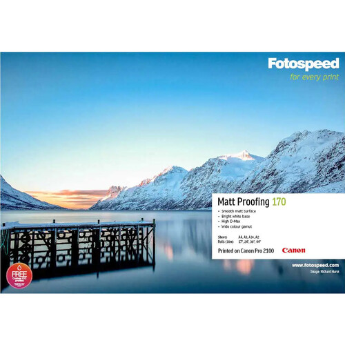 Fotospeed Proofing Matte 170 Inkjet Paper (13" x 100' Roll)