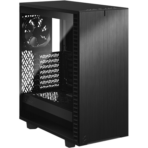 Fractal Design Define 7 Compact Mid-Tower Case (Light Tempered Glass Side Panel)