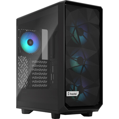 Fractal Design Meshify 2 Compact RGB Mid-Tower Case (Black, Light Tinted Window