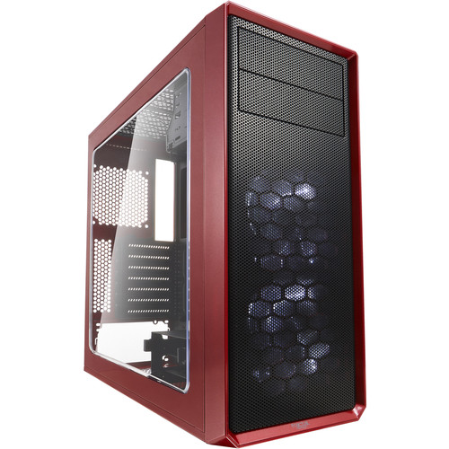 Fractal Design Focus G Mid-Tower Case (Red) FD-CA-FOCUS-RD-W B&H