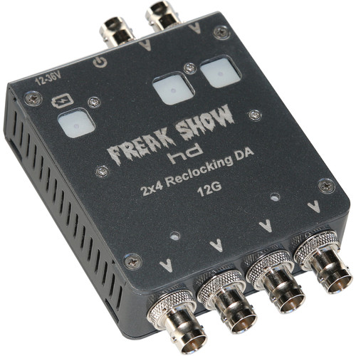 Freakshow HD 2x4 12G-SDI Switchable Reclocking Distributi 2X4-O
