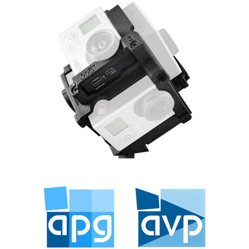 Freedom360 F360 Mount Kit with Kolor Autopano Giga 4 and Video Pro 2 Stitching Software