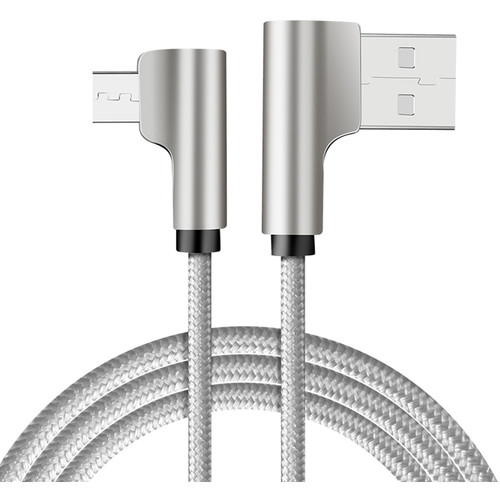 FreeVision L-Shaped USB Type-C to USB Type-A Power Cable for VILTA Gimbals (Silver)