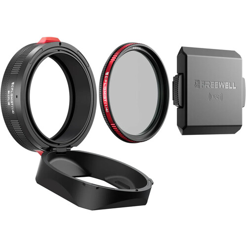 Freewell Real Lens Hood for FUJIFILM X100 Series with CPL/Black Mist Filter (Black)