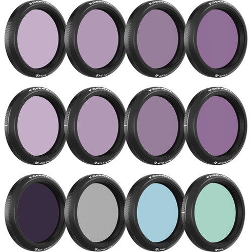 Freewell Mega Filter Kit for DJI Osmo Action 5 Pro (12-Pack)
