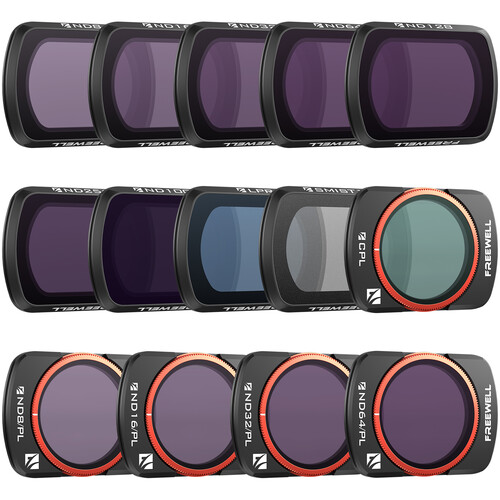 Freewell Mega Filter Kit for DJI Osmo Pocket 3 (14-Pack)