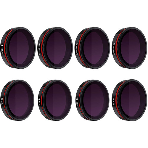 Freewell All-Day Lens Filter Bundle for Skydio 2 Drones (8-Pack)