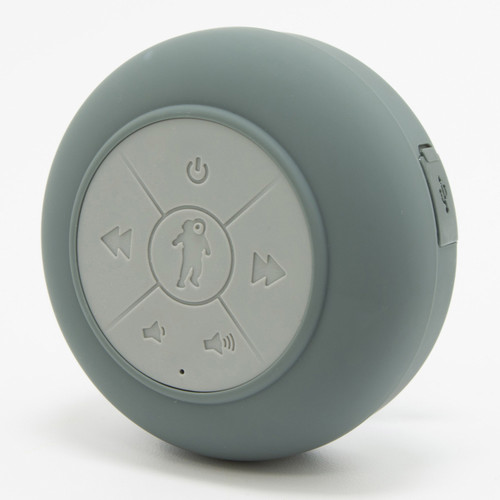 FRESHeTECH Splash Tunes Pro Waterproof Bluetooth Shower Speaker (Charcoal Gray)