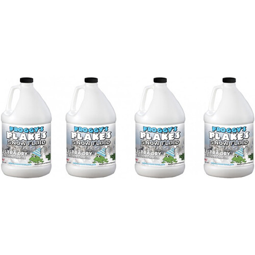 Froggys Fog Froggy's Flakes Ultra-Dry Snow Juice Machine Fluid (4 x 1 Gallon)