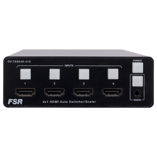 FSR 4x1 Multi-Format Presentation Scaling Switcher (1 RU)