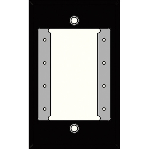 FSR IPS-WP1S-BLK 1 Gang Wall Plate (Black)