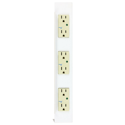FSR Internal AC Bracket with 3 Decora SpikeShield 15A Receptacles for PWB-320 Wall Box