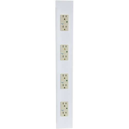 FSR AC Bracket with Four 15A Receptacles for Large Wall Boxes
