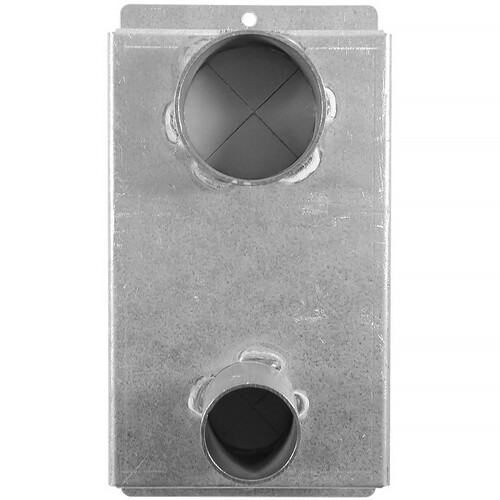FSR EMT Fitting Adapter Accessory for 8" Fire-Rated Poke-Thru with 1" and 1.5" Stubs