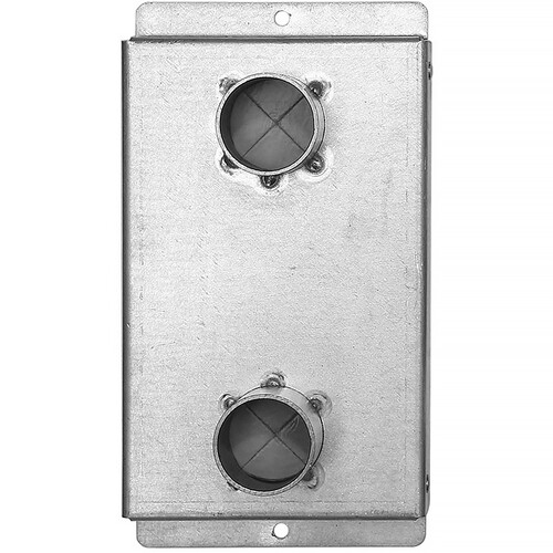 FSR EMT Fitting Adapter Accessory for 8" Fire-Rated Poke-Thru with two 1" Stubs