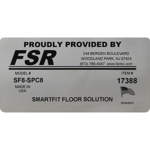 FSR SF8-SPC8 Single 1.4" Twist-Lock Sub-Plate