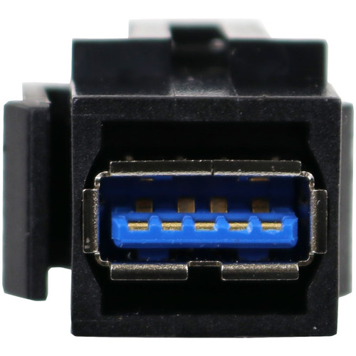 FSR USB A Hard Wired Snap-In Connector (Black)