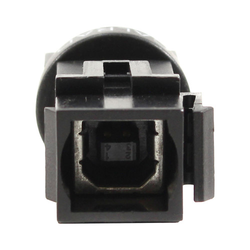 FSR USB B Hard Wired Snap-In Connector (Black)