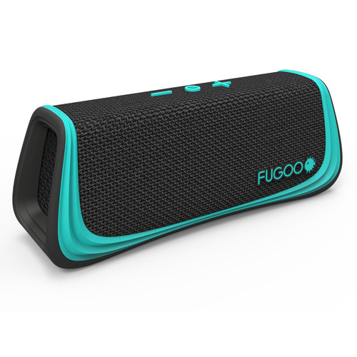 FUGOO Sport Portable Bluetooth Speaker (Black and Teal)