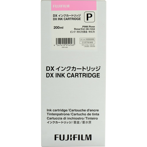FUJIFILM Pink VIVIDIA Ink Cartridge for DX100 Printer