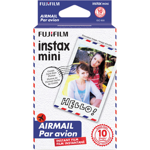 FUJIFILM instax mini Instant Film (Airmail, 10 Exposures)