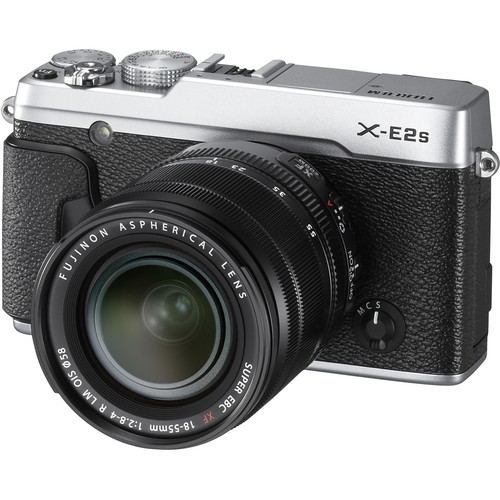 FUJIFILM X-E2S Mirrorless Digital Camera with 18-55mm Lens (Silver)