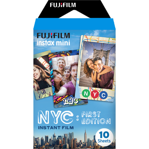 FUJIFILM instax mini Instant Film (NYC First Edition, 10 Exposures, Expired 06/2018)