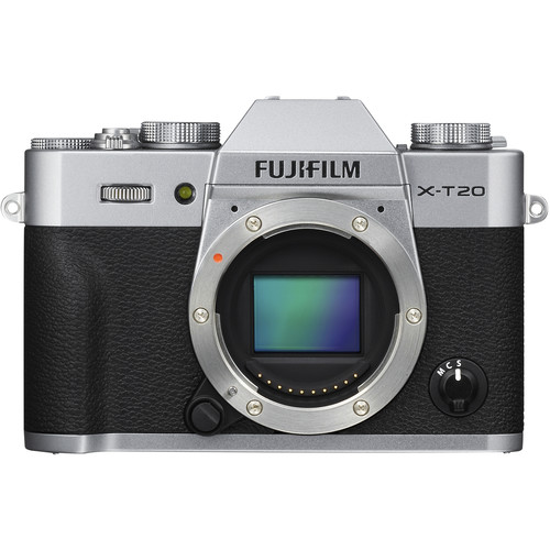 FUJIFILM X-T20 Mirrorless Digital Camera (Body Only, Silver)