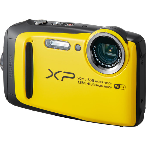 FUJIFILM FinePix XP120 Digital Camera (Yellow) 600019754 B&H