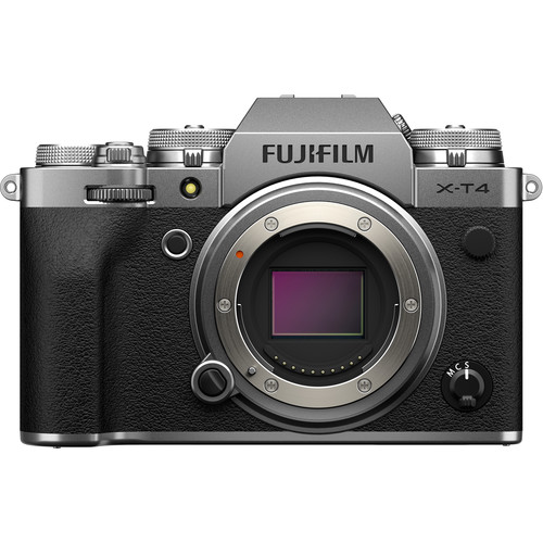 FUJIFILM X-T4 Mirrorless Digital Camera (XT4 Camera Body, Silver) B&H