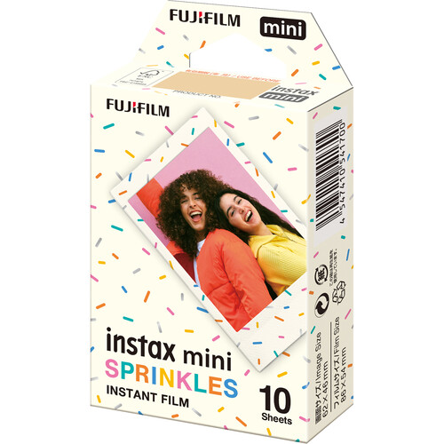 FUJIFILM instax mini Instant Film (Sprinkles, 10 Exposures)