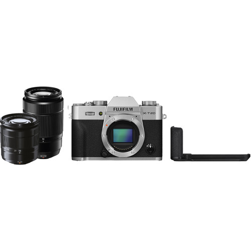 FUJIFILM X-T20 Mirrorless Digital Camera Dual Lens 600018956 B&H