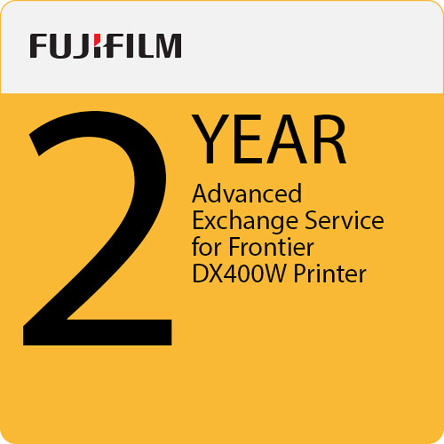 FUJIFILM 2-Year Advanced Exchange Service for Frontier DX400W Printer